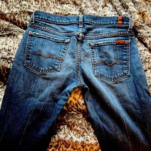 Seven jeans size 28 good condition slight tearing at heel